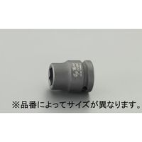 エスコ 1/2”DRx17mm インパクトソケット EA164DW-117 1セット(10個)（直送品）