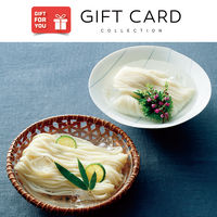 【手土産やお祝いの贈り物に】 日本の極み 名古屋よしだ麺 乾麺セット ギフトカード