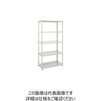 大阪製罐 OS 軽量物品棚（120kgタイプ） 間口1500×奥行300×高さ1800mm A1-6515 1個 152-0364（直送品）