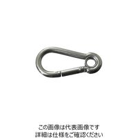 ニッサチェイン ステンレス環付スプリングフック 4mm B-1611 1セット(5個) 128-0205（直送品）