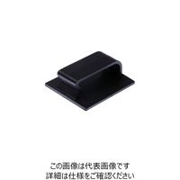 パンドウイット 固定具 コードクリップ ゴム系粘着テープ付き 黒 BEC75-A-T20 114-0730（直送品）