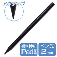 タッチペン 極細 ペン先 2mm マグネット付 iPad P-TPACSTAP02 エレコム