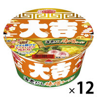 カップ麺 大吉 海老だし味噌ラーメン 71g 1セット（12個） エースコック