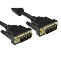 RS PRO DVケーブル / モニターケーブル 1m コネクタA:DVI-D コネクタB:DVI-D （オス） 黒（直送品）