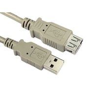 アールエスコンポーネンツ RS PRO USB延長ケーブル オスUSB → メスUSB USB 2.0 195-4274 1個（直送品）