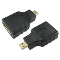 アールエスコンポーネンツ AF TO MICRO HDMI M GOLD ADAPTOR 220-6489 1個（直送品）