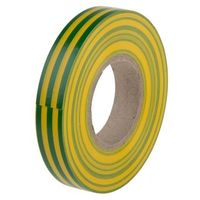 アールエスコンポーネンツ RS PRO 絶縁テープ 緑 黄最大動作温度:+70°C幅:12mm 134-7325 1巻（直送品）