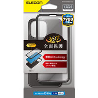 iPhone13 Pro ケース スリム ブラック PM-A21CHV360UBK エレコム 1個（直送品）