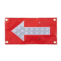 ユニット LEDミニシェブロン(LED赤色) 386-674 1枚（直送品）