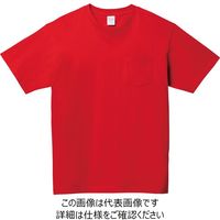 トムス 5.6オンスヘビーウエイトポケットTシャツ レッド S 00109-VCT-010-S 1セット(5枚)（直送品）