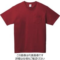 トムス 5.6オンスヘビーウエイトポケットTシャツ バーガンディ S 00109-VCT-112-S 1セット(5枚)（直送品）