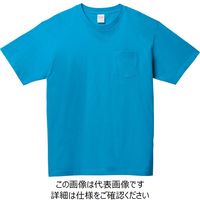 トムス 5.6オンスヘビーウエイトポケットTシャツ ターコイズ S 00109-VCT-034-S 1セット(5枚)（直送品）