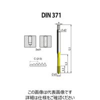 DIN 高性能 転造タップ（ISO・メートル寸法・細目）FD1CM 1.06X7X