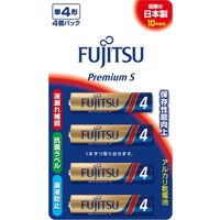 FDK FUJITSU アルカリ乾電池プレミアムS単4-4個 LR03PS4B 4976680273354 4本入×10点セット（直送品）