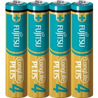 FDK FUJITSU アルカリ乾電池 ロングライフプラス 単4 LR03LP（4S）10年保存 4976680277857 4本入×10点セット（直送品）
