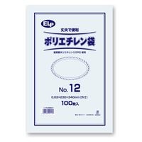 シモジマ ＥＬＰポリエチレン袋ＮＯ１２ 6999512 10パック（直送品）