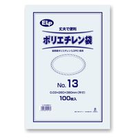 シモジマ ＥＬＰポリエチレン袋ＮＯ１３ 6999513 1セット（5パック）