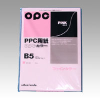 文運堂 ファインカラーＰＰＣ　Ｂ５　１００枚入 カラー325 ピンク 10袋（直送品）