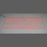 【イルミネーション】 LEDクロスネット ランダム点滅 長さ3.3m×幅1.3m 赤・赤 SJ-NA33-RR 1個 ジェフコム（直送品）