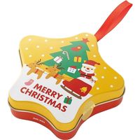 ヘッズ ピローキャンディ／クリスマス星型缶-2 30個(6個×5) 540-XS2（直送品）
