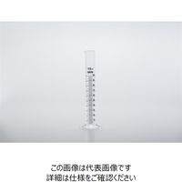 ナリカ メスシリンダー（ケミカルシリンダー）10ml 印刷目盛 プラスチック製 S75-2012-01 1セット（14個）（直送品）