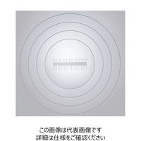 ナリカ 対物マイクロメーター OMー100N(1枚) 目盛長1mm 最小目盛0.01mm A05-1200 1セット(2枚)（直送品）