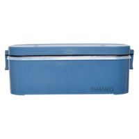 サンコー おひとりさま用超高速弁当箱炊飯器（藍） TKFCLBRC-BL 1個（直送品）