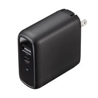 サンワサプライ USB PD対応AC充電器（PD60W・GaN） ACA-PD84BK 1個