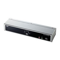 サンワサプライ デュアルリンクDVI対応パソコン自動切替器（2：1） SW-KVM2HDCN2 1個（直送品）