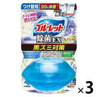 液体ブルーレットおくだけ 除菌EXフレグランス トイレタンク芳香洗浄剤 アロマティックソープ 詰め替え用 70ml 1セット（3個） 小林製薬