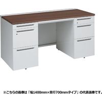 オカムラ アドバンス 両袖机 左右3段 引出し付 標準 幅1400×奥行600×高さ720mm 3V0NCH