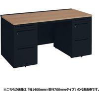 オカムラ アドバンス 両袖机 左右3段 引出し付 標準 幅1500×奥行800×高さ720mm 3V0SBG