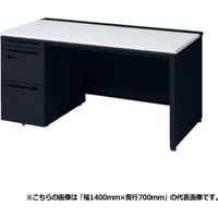 オカムラ アドバンス 片袖机 3段 引出し付 標準 幅1000×奥行700×高さ720mm 3V1ZEL MK61 1台（直送品）