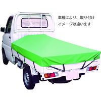 カワシマ盛工 シートマン 帆布トラックシート 2tトラック用 グリーン SH-2T（直送品）