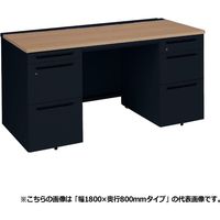 オカムラ アドバンスS 両袖机 左右3段 引出し付 幅1400×奥行700×高さ720mm 3VANAH