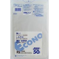日本サニパック E54エコノプラス45L 半透明 4902393504546 1セット（160枚：10枚×16）（直送品）