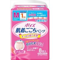 日本製紙クレシア ポイズ 肌着ごこちパンツ 女性用 1回分 Mサイズ 4901750809638 1セット（64枚：8枚×8）（直送品）