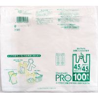 日本サニパック Y18Hレジ袋45/45号 白 4902393518185 1セット（1000枚：100枚×10）（直送品）