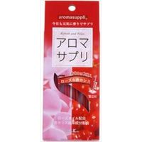 日本香堂 アロマサプリローズ＆赤カシススティック 4902125370616 1セット（80本：16本×5）（直送品）