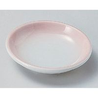 アースモス 美濃焼 小皿 ピンク吹玉3.0皿 (17個入)（直送品）