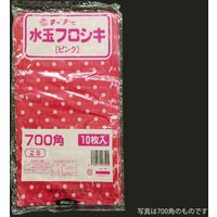 中川製袋化工 水玉フロシキ 750角 ピンク H066044 1000枚（10×100）（直送品）