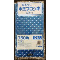 中川製袋化工 水玉フロシキ 750角 ブルー H066043 1000枚（10×100）（直送品）