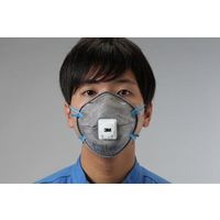エスコ [DS2] マスク(防塵・防臭用/排気弁付/10枚) EA800NB-4 1セット(20枚:10枚×2箱)（直送品）