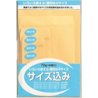 マルアイ クラフト封筒 サイズ込 70G PKN-70コミ 60袋（直送品）