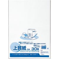 マルアイ 上質紙 B4 30枚パック カミ-2030　10袋（300枚：30枚入×10）（直送品）