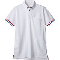住商モンブラン ポロシャツ 兼用 半袖 ホワイト72-471_LL（直送品）