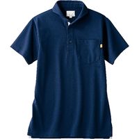 住商モンブラン ポロシャツ 兼用 半袖 ネイビーOV2511-9_3L（直送品）