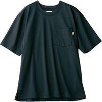 住商モンブラン ワイドTシャツ 兼用 半袖 黒OV2512-0_3L（直送品）