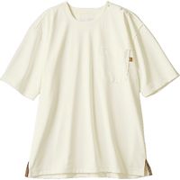 住商モンブラン ワイドTシャツ 兼用 半袖 ホワイトOV2512-1_3L（直送品）