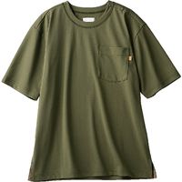 住商モンブラン ワイドTシャツ 兼用 半袖 オリーブOV2512-4_M（直送品）